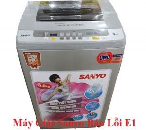 Máy giặt sanyo báo lỗi e1  nguyên nhân  cách xử lý tại nhà
